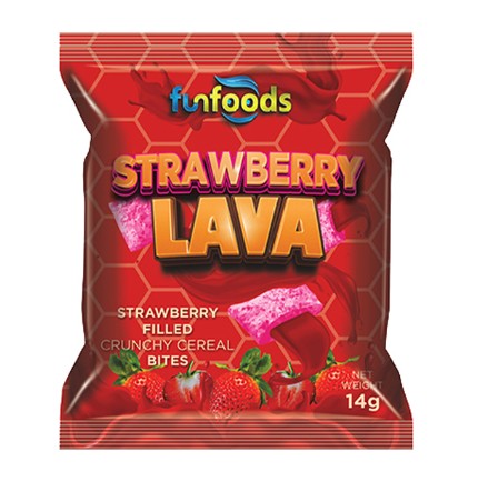 Strawberry Lava Cereal Bites - 50 Pack
